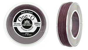PT-250-16 - 250 yards of Toho One-G beading thread in Mauve