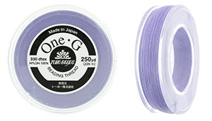 PT-250-19 - 250 yards of Toho One-G beading thread in Light Lavender