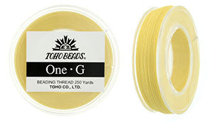 PT-250-9 - 250 yards of Toho One-G beading thread in Light Yellow