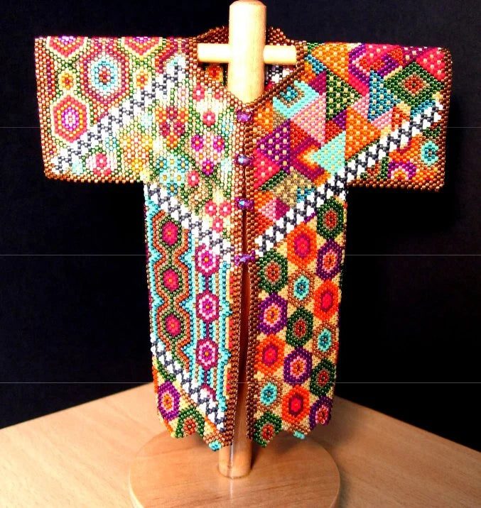 Bead Kit - Patchwork Kimono - Autumn by Carole Tucker