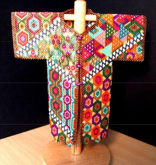 Bead Kit - Patchwork Kimono - Autumn by Carole Tucker
