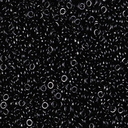0401 - 2.5g Size 11/0 Miyuki Spacer seed beads in Black