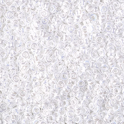 0420 - 25g Size 15/0 Miyuki seed beads in White Pearl Ceylon