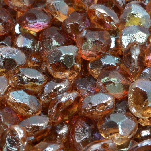 10 x Briolettes in Crystal Celsian (11x9mm)