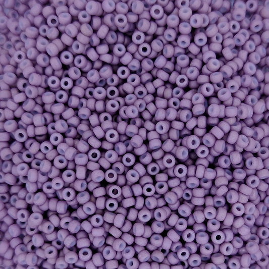 2034 - 10g Size 11/0 Miyuki seed beads in Matt Antique Rose Gold Lustre