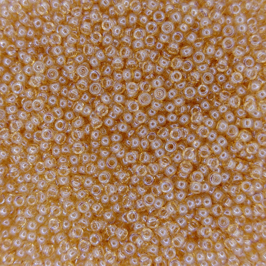 2439 - 10g Size 11/0 Miyuki seed beads in Transparent Smoky Gold Lustre