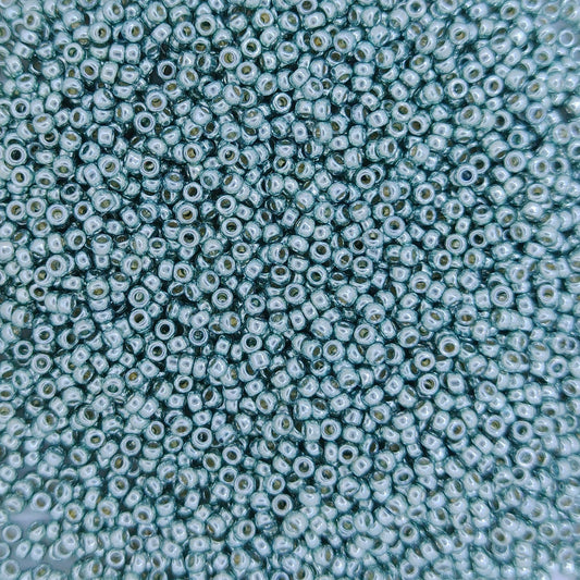 4216 - 5g Size 15/0 Miyuki seed beads in Duracoat Galvanised Seafoam