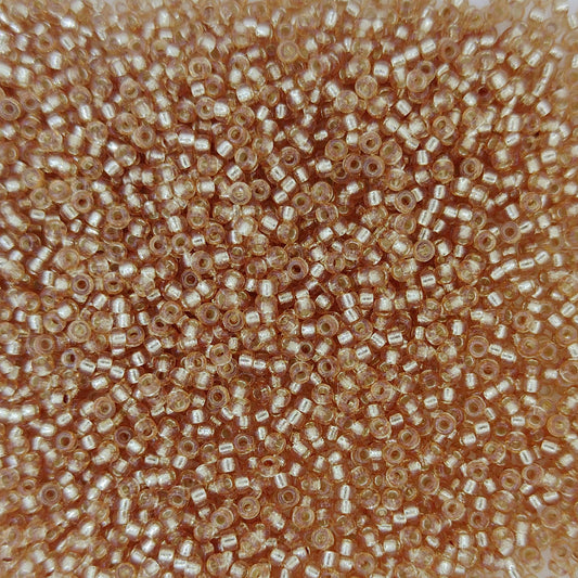 4271 - 25g Size 15/0 Miyuki seed beads in Duracoat Silver lined Silver