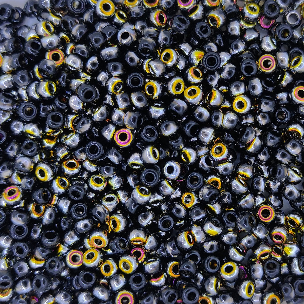 4560 - 50g Size 8/0 Miyuki seed beads in Black Marea