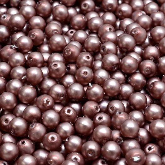 50 x 4mm round pearls in 70129