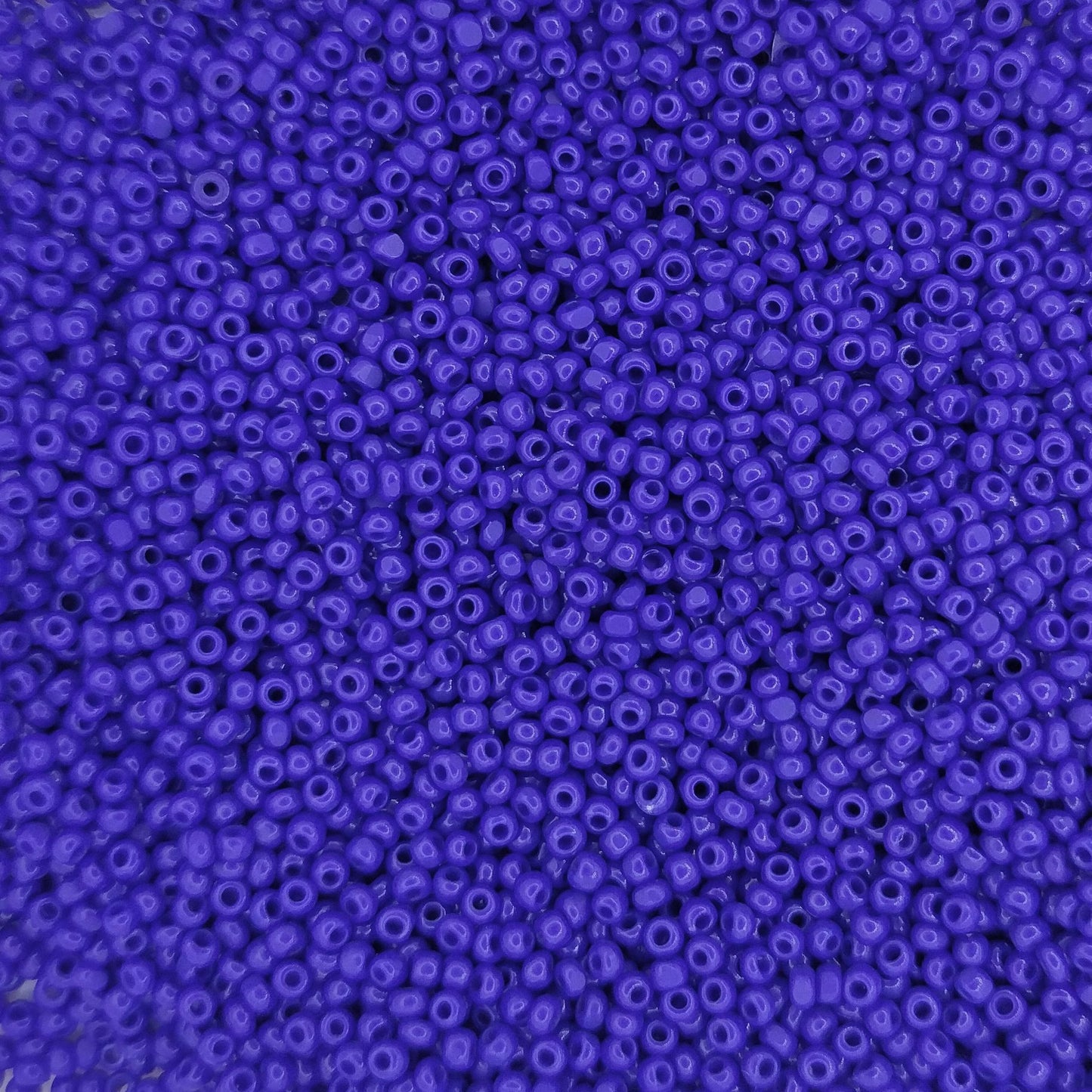 5g of Size 13/0 Czech charlottes in Opaque Blue *