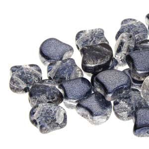 25 x Ginko beads in Slushy Liquorice