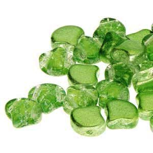 25 x Ginko beads in Slushy Sour Apple