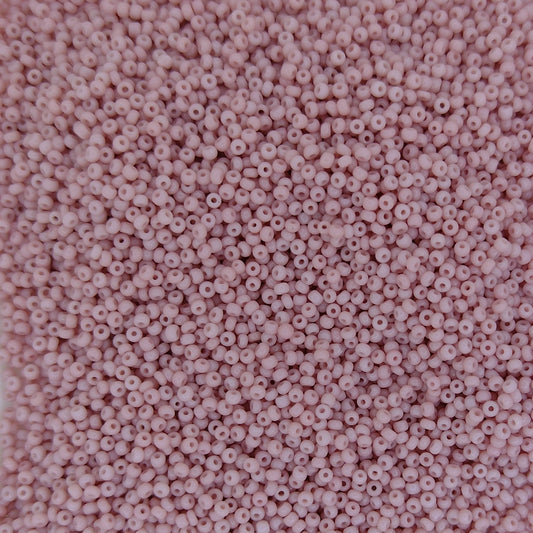 5g Size 16/0 Preciosa seed beads in Dusky Pink