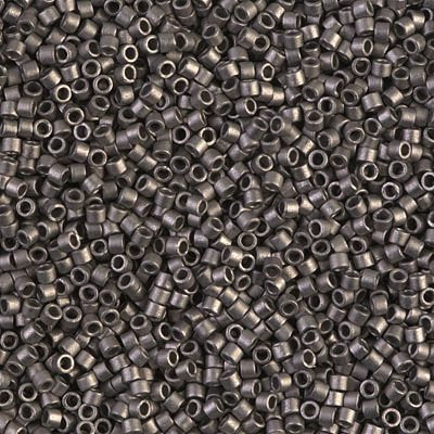 DB0321 - 1g Size 11/0 delicas in Matt Nickel plated