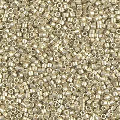 DB1151 - 25g Size 11/0 delicas in Galvanised SF Silver