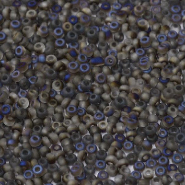 4556 - 5g Size 15/0 Miyuki seed beads in Matt Crystal Azuro