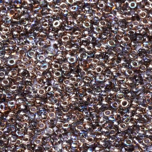 55020 - 5g Size 15/0 Miyuki seed beads in Copper Rainbow