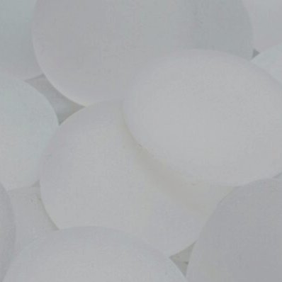 25mm cabochon in Matt Crystal