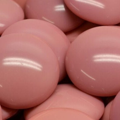 25mm cabochon in Opaque Pink