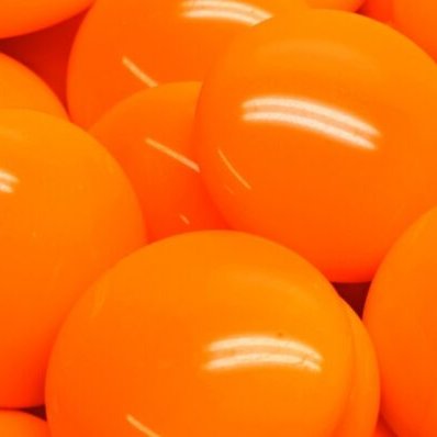 25mm cabochon in Opaque Orange