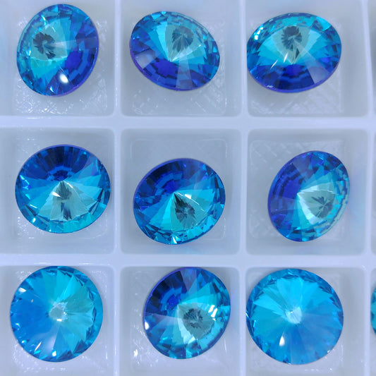 16mm rivoli in Crystal Bermuda Blue (Aurora)