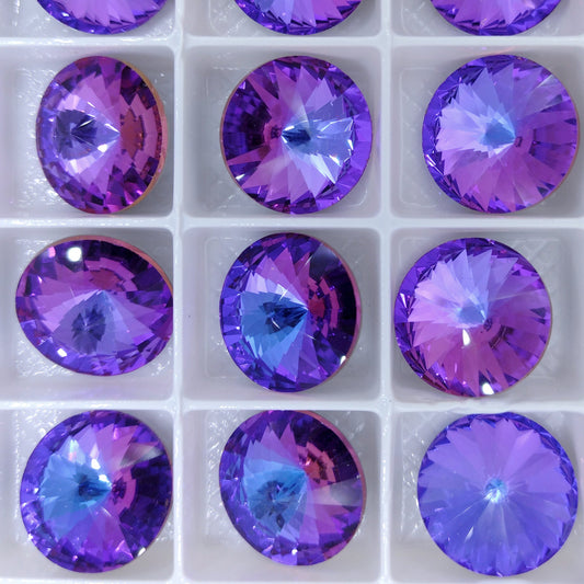 16mm rivoli in Crystal Violet Blue (Aurora)