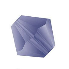 24 x 4mm Czech bicones in Matt Tanzanite (Preciosa)