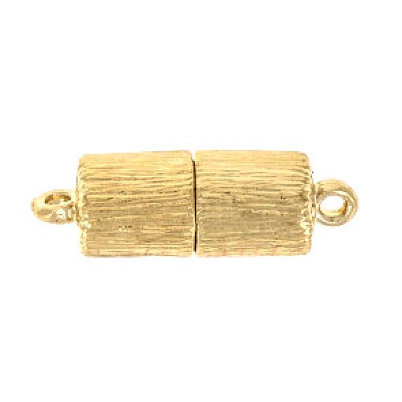 Neumann Gold magnetic clasp with 1 row 14637 - 14x7mm