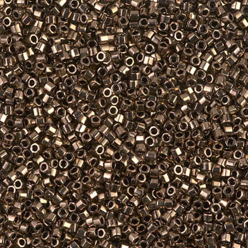 DBC0022 - 2.5g Size 11/0 Hexcut delicas in Metallic Bronze