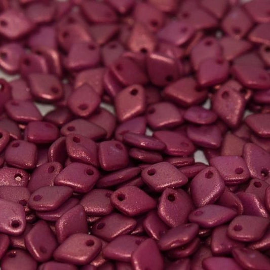 5g Dragon Scale beads in Metallic Fremch Rose