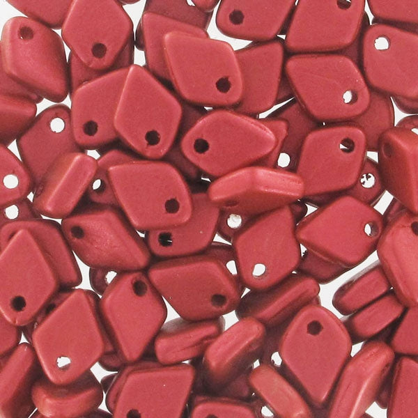 5g Dragon Scale beads in Metallic Red