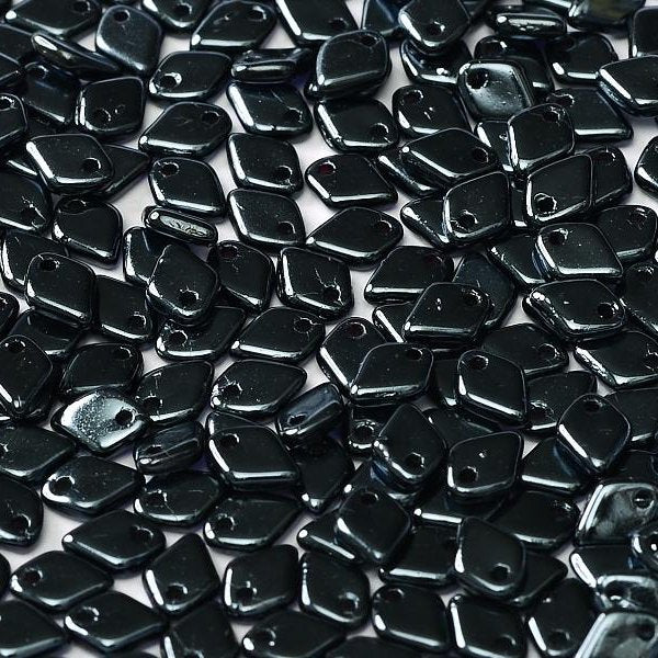 5g Dragon Scale beads in Full Blue Gunmetal