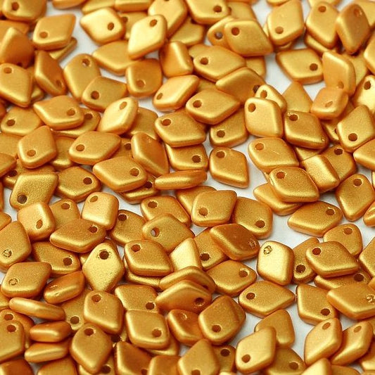 5g Dragon Scale beads in Metallic Gold