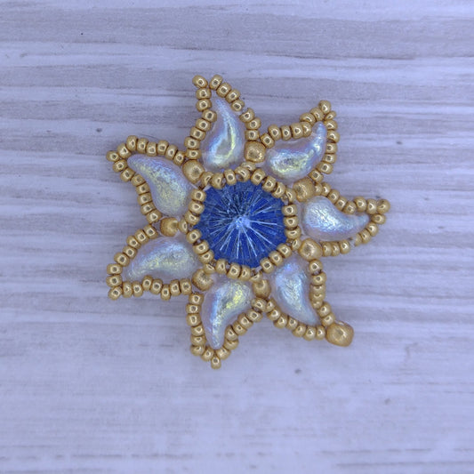 Bead Kit - Eidelweiss in Light Sapphire and Gold