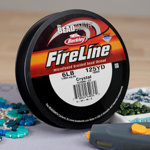 125 yards of 6lb FireLine in Crystal