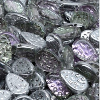 15 x flat drops in Backlit Pink Mist (11x9mm)