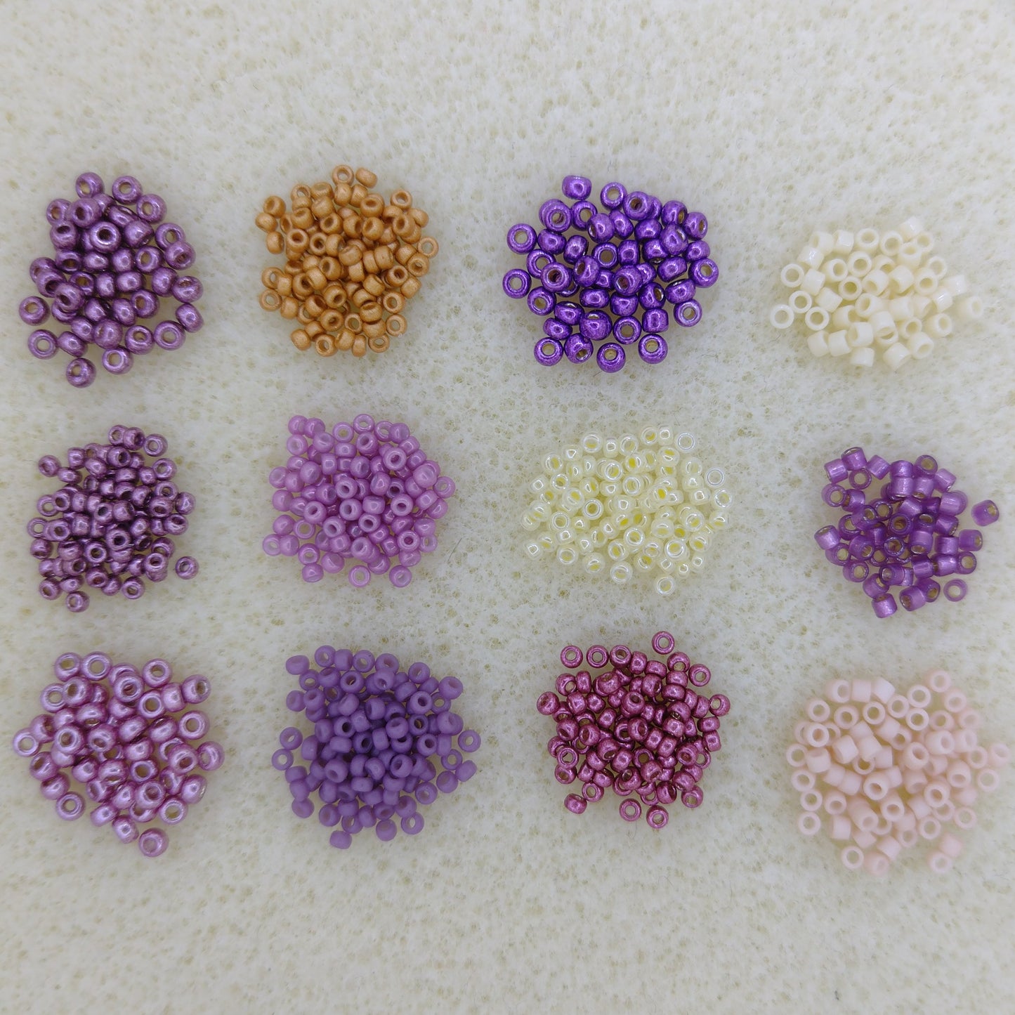 Bead Kit  - Jean Power's Summer 2025 Beadalong in Purples, Pinks and Creams