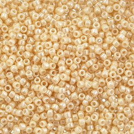 55048 - 10g Size 11/0 Miyuki seed beads in Champagne Lustre - discontinued