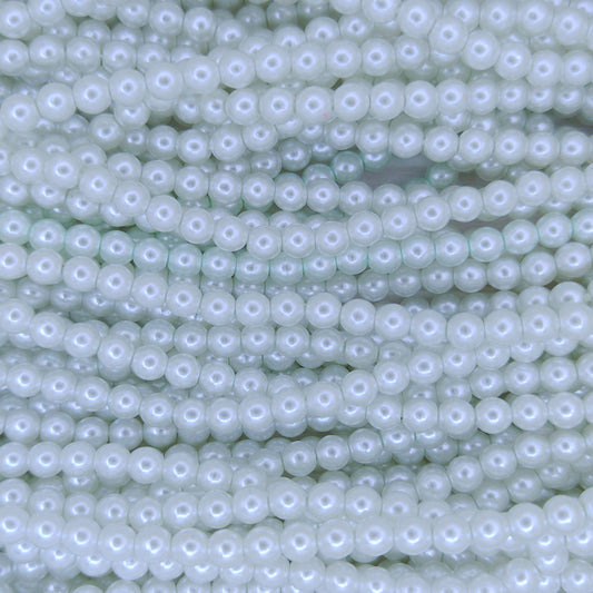 150 x 2mm round pearls in Oyster Shell