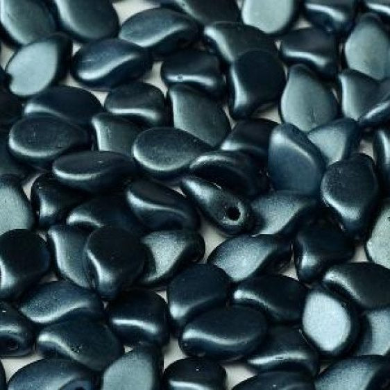 30 x pip beads in Pastel Montana Blue