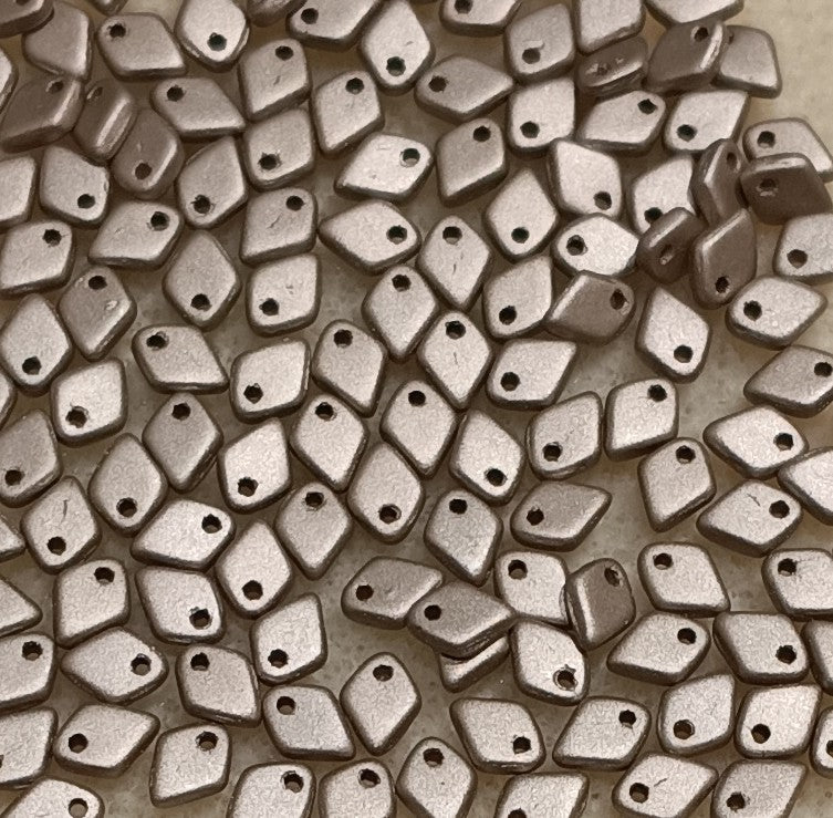 5g Dragon Scale beads in Metallic Grey