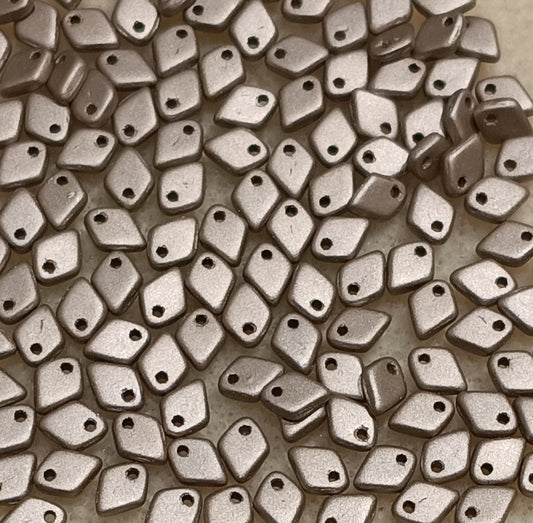 5g Dragon Scale beads in Metallic Grey