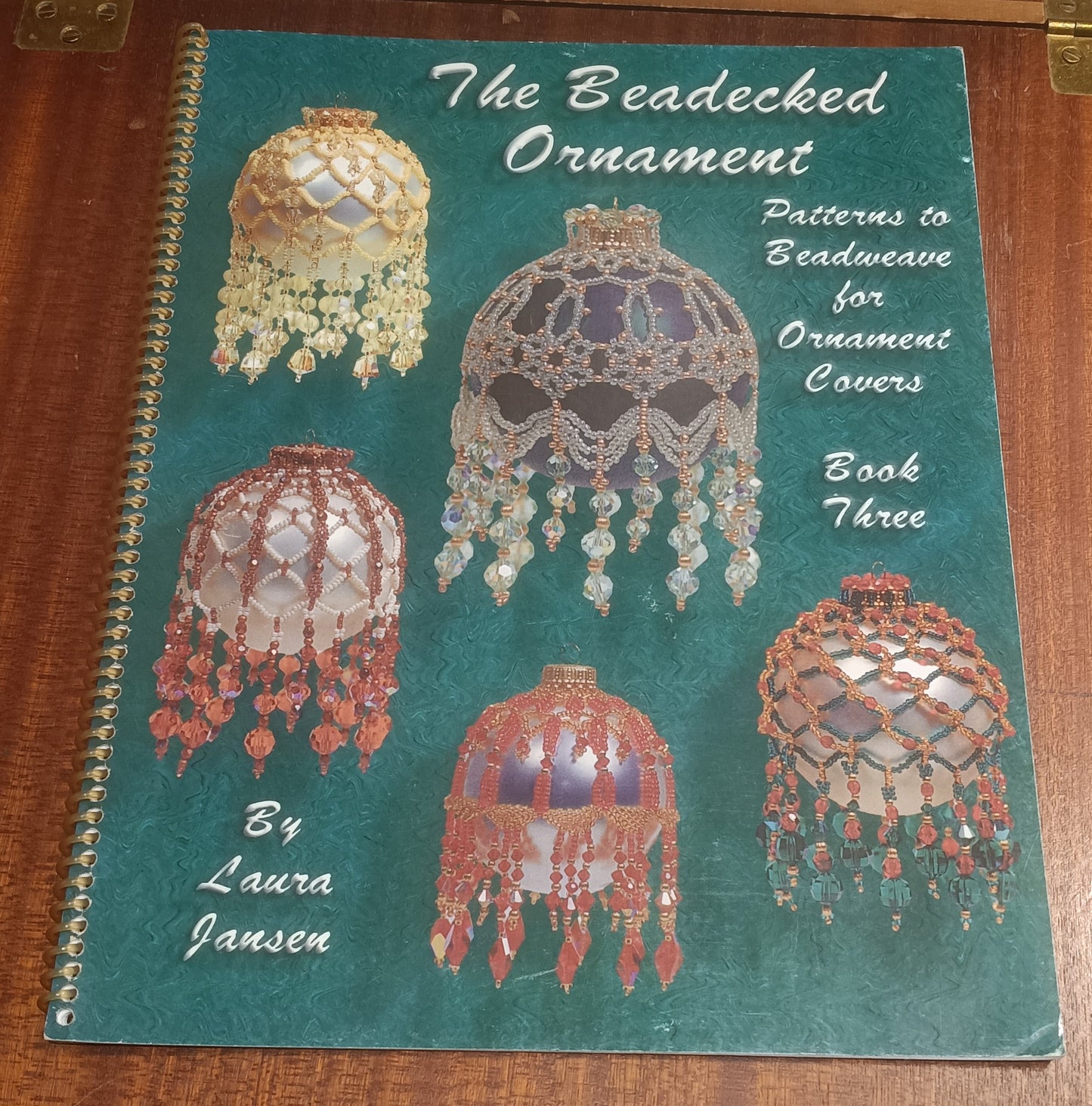 Spiral bound book - The Beadecked Ornament Book Three by Laura Jansen