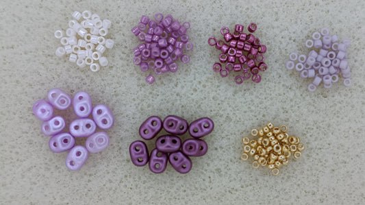 Bead Kit  - Jean Power's Summer 2026 Beadalong in Pinks and Cream
