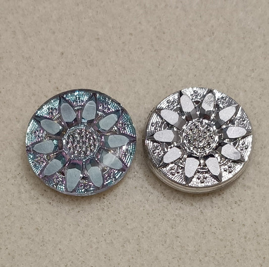 2932 - 23mm Flower cabochon in Vitrail Light