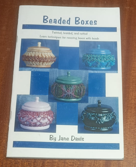 Paperback book - Beaded Boxes by Jane Davis