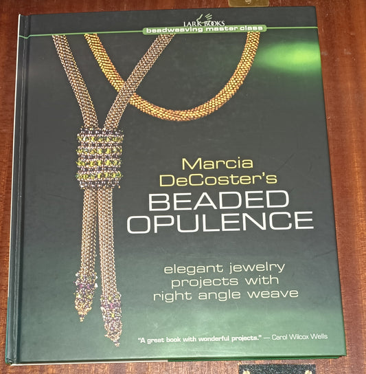 Hardback book - Beaded Opulence by Marcia DeCoster