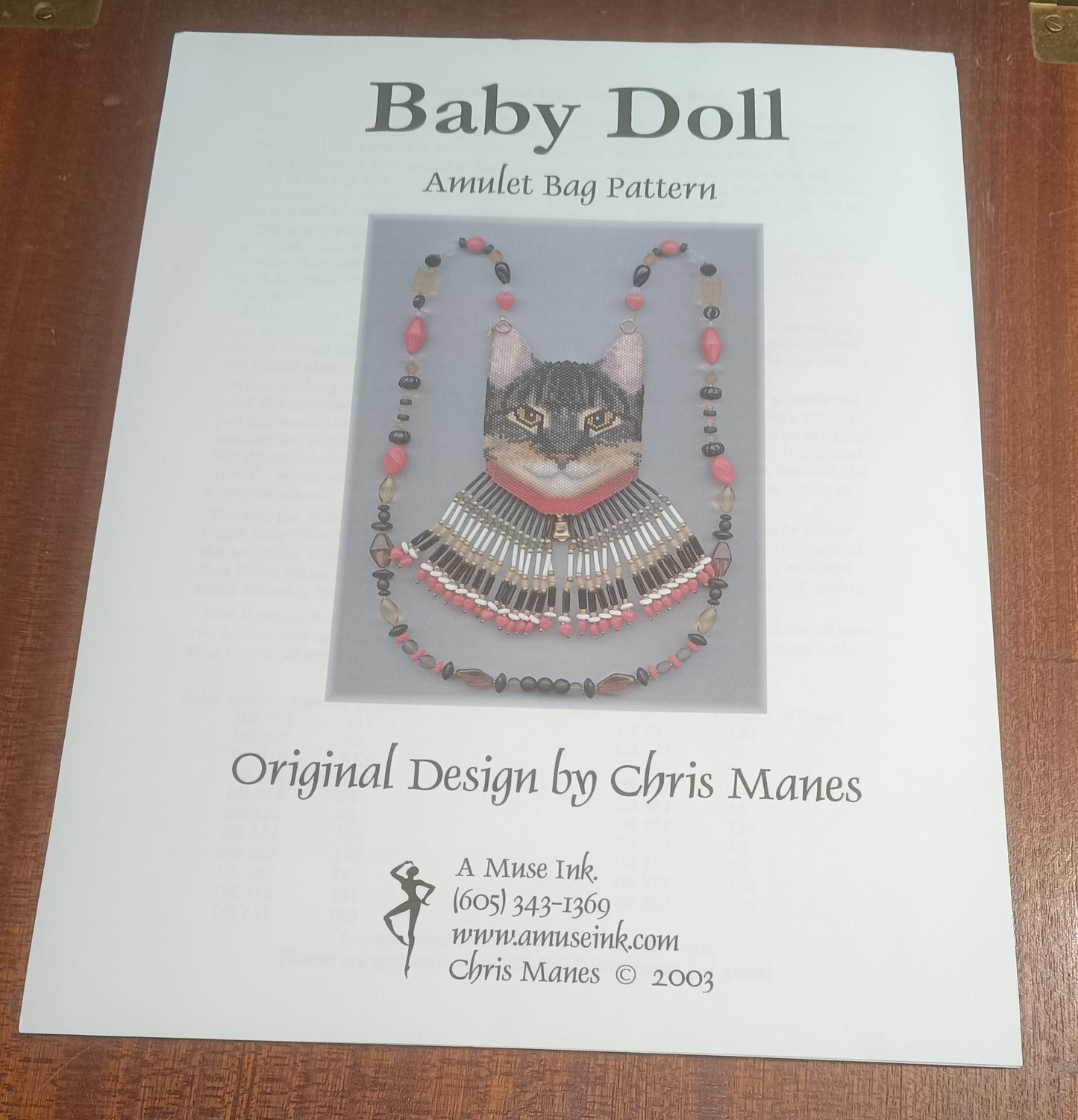 Baby Doll Amulet Bag Pattern by Chris Manes