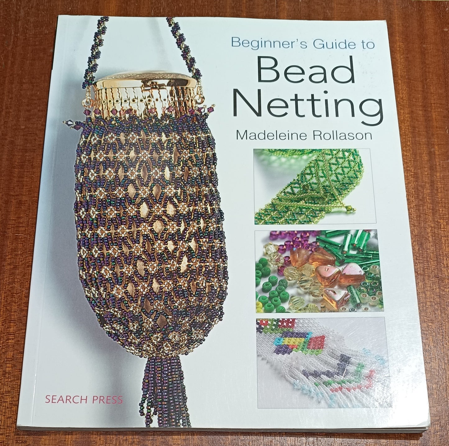 Paperback book - Beginner's Guide to Bead Netting by Madeleine Rollason